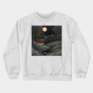 Tiny House in Forest Crewneck Sweatshirt